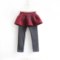 Winter Hot Sale Cotton Warm Knitted Mid Waist Fashion Skirt Pants